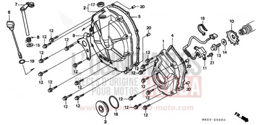 CARTER D'EMBRAYAGE CB600FX de 1999